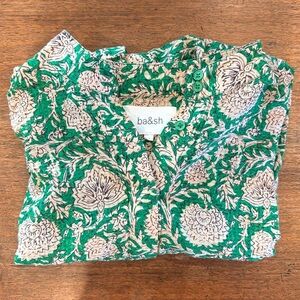 ba&sh Panama Green Blouse